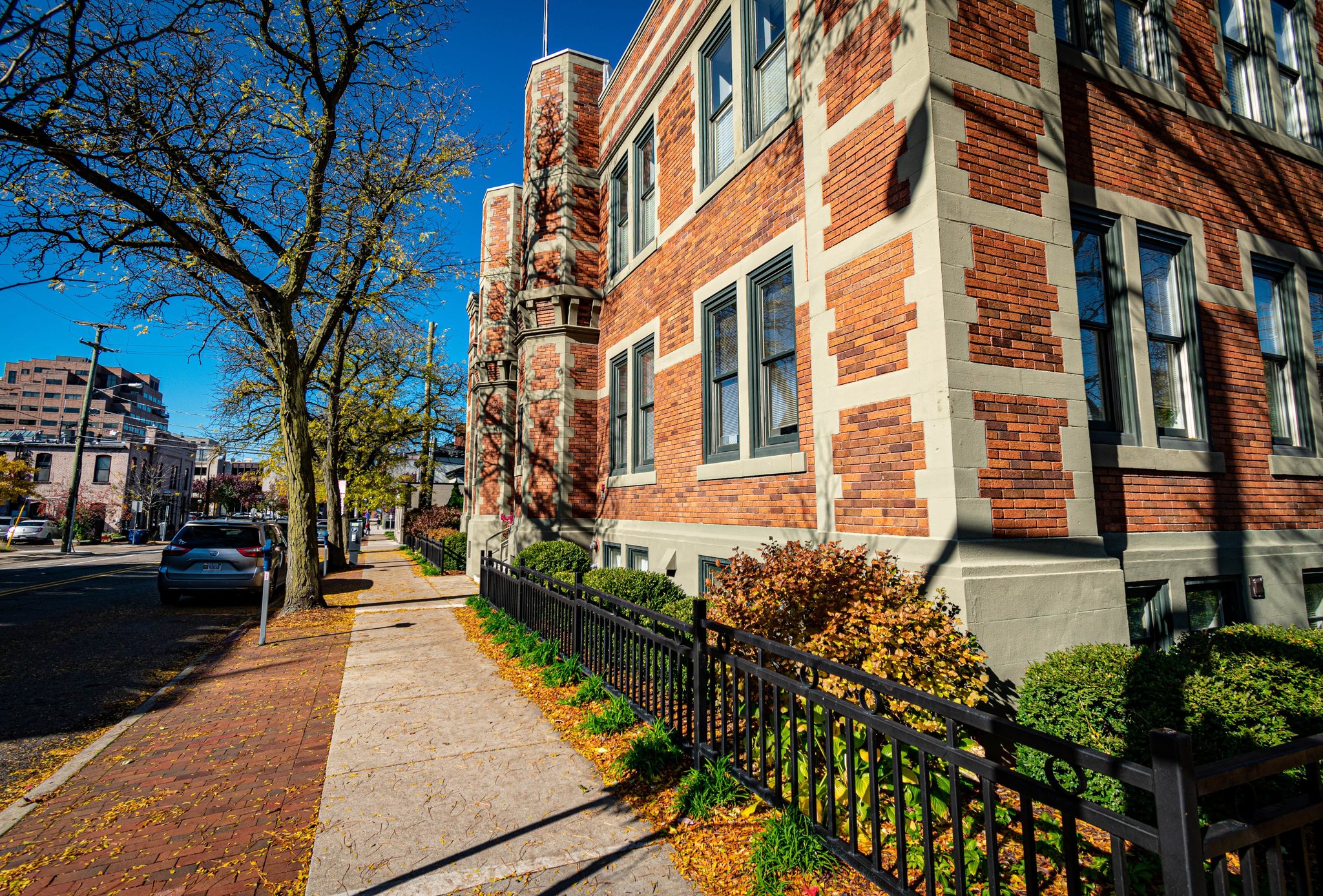 Lovely views of downtown Ann Arbor, Michigan