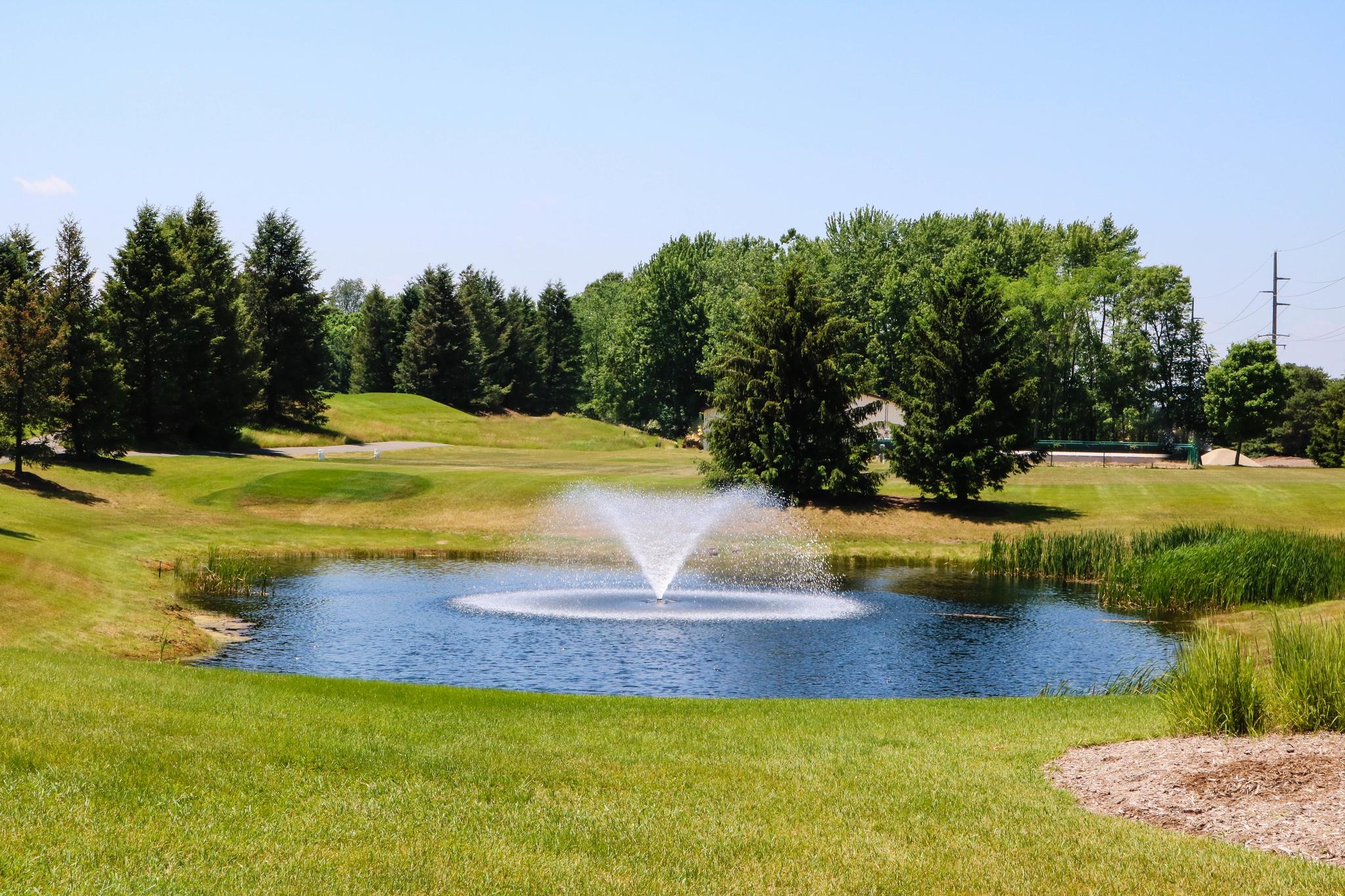 Prestwick Village fountain