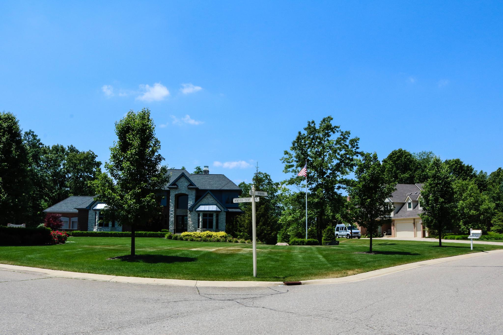 Prestwick Village street corner