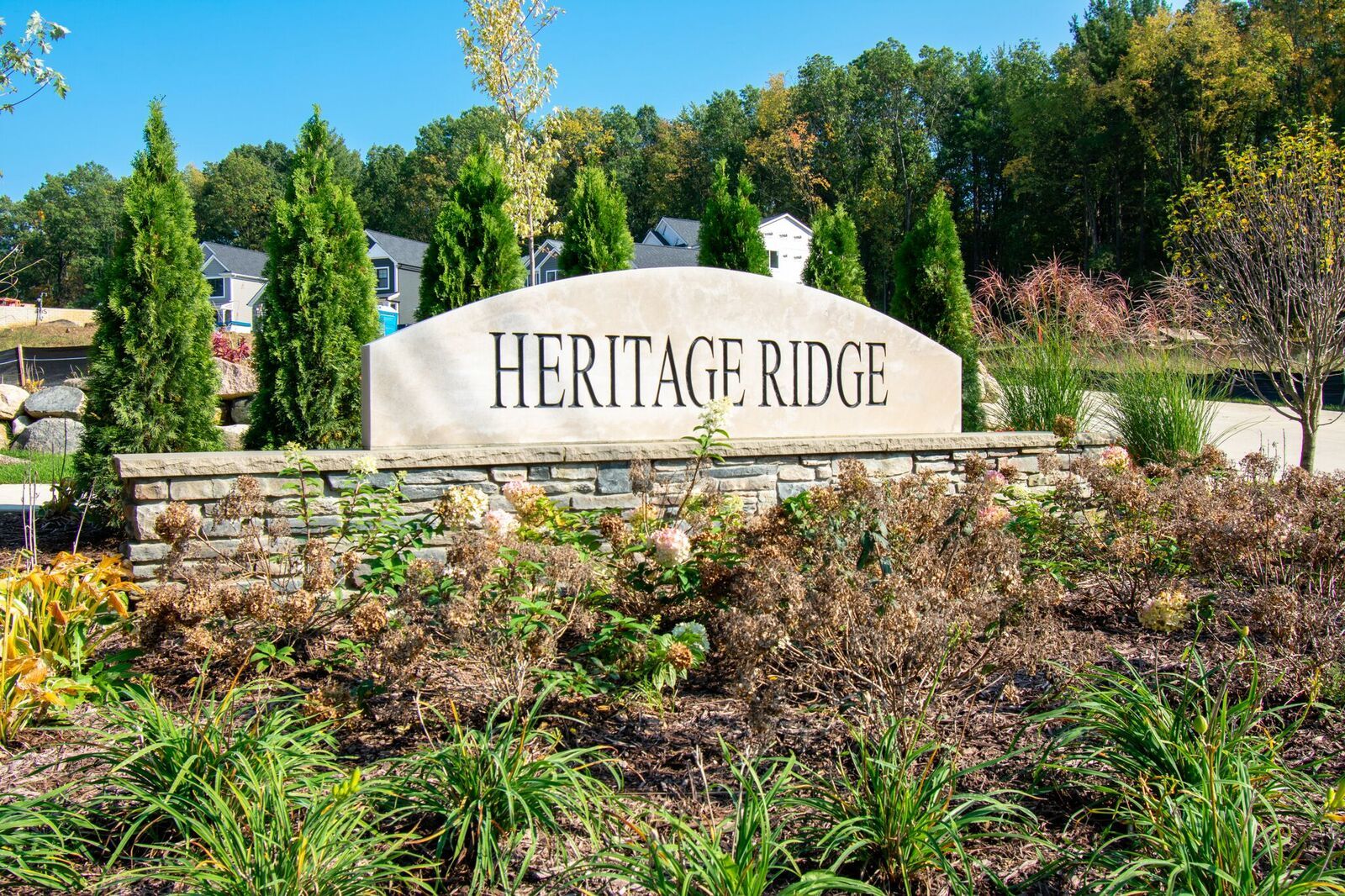 Heritage Ridge entrance sign