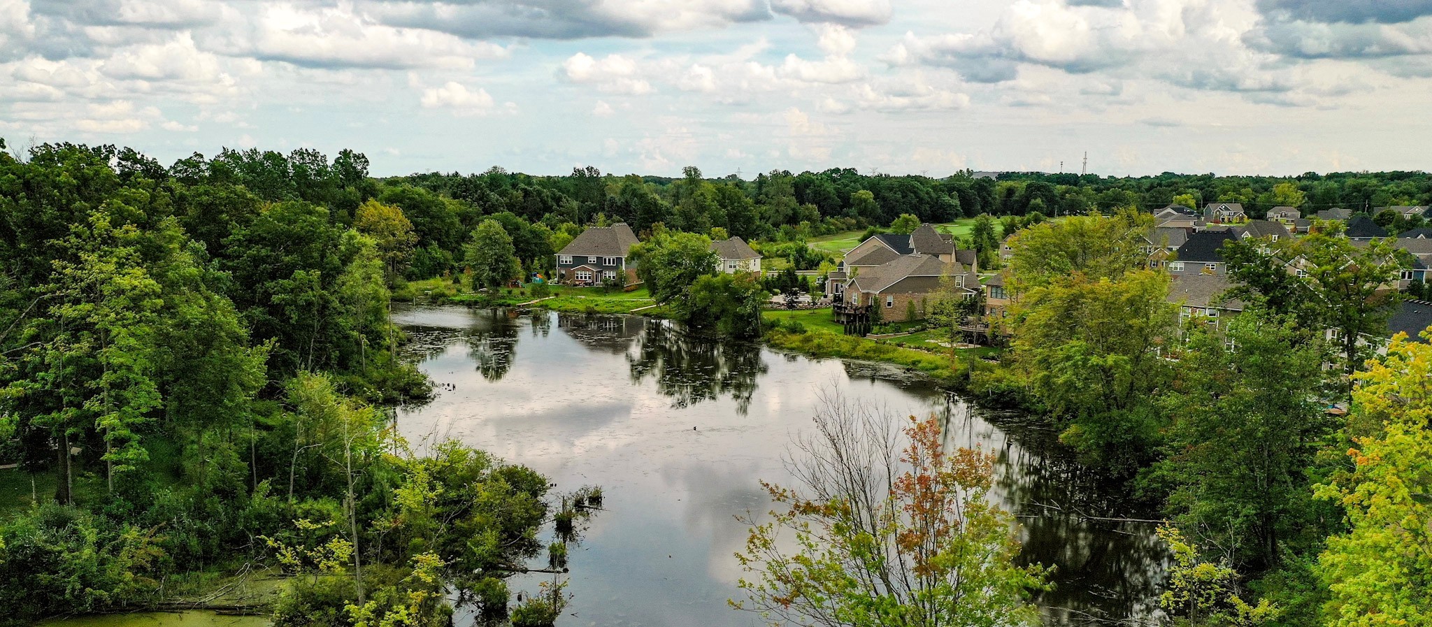 Tanglewood South Lyon aerial overview - 10