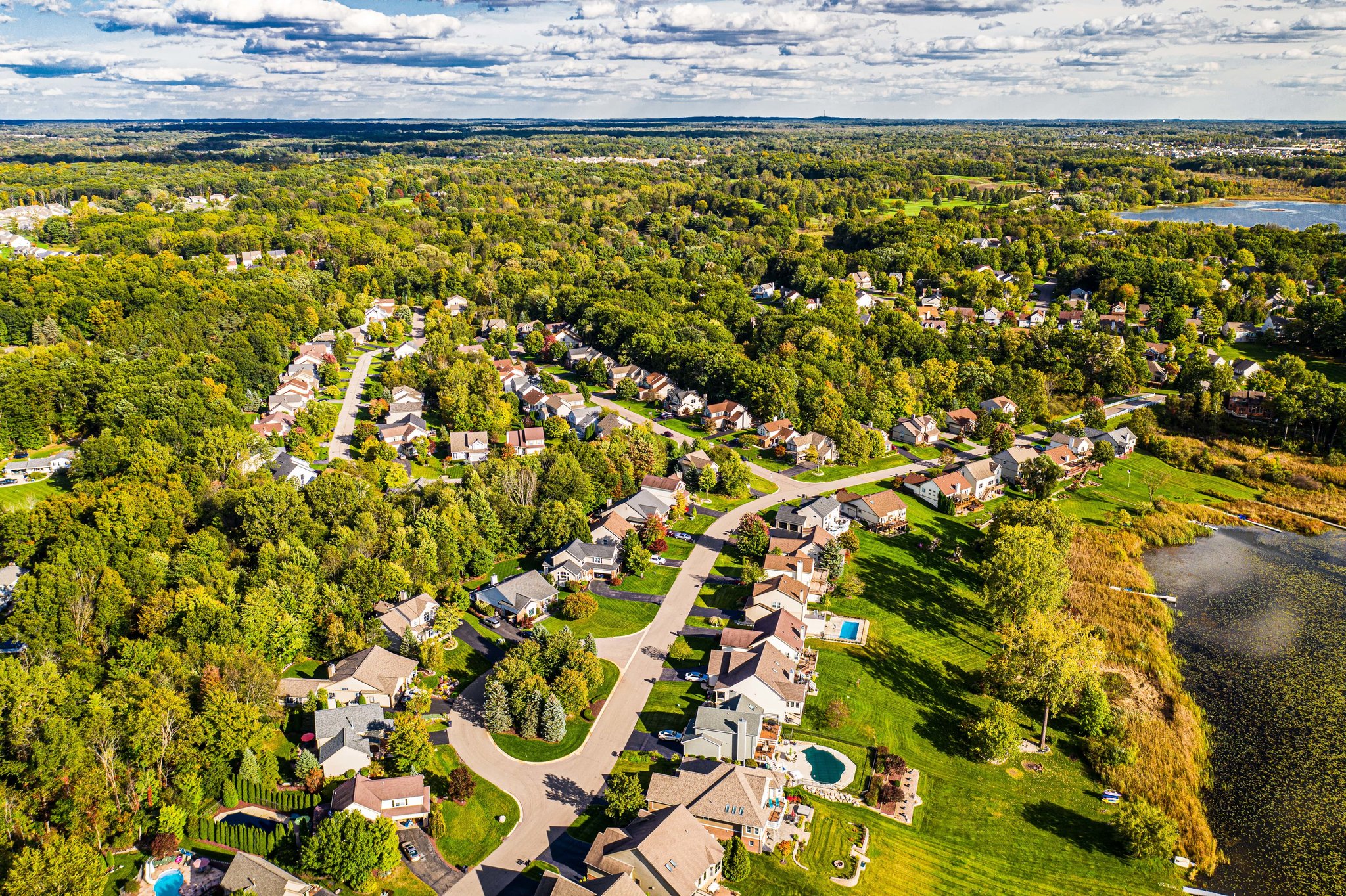 Aerial View of Lakeshore Pointe